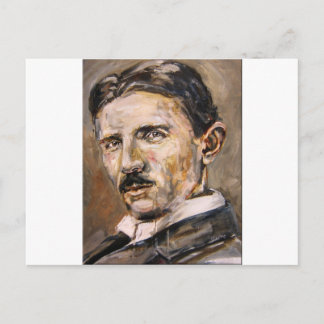 Nikola Tesla Postcard