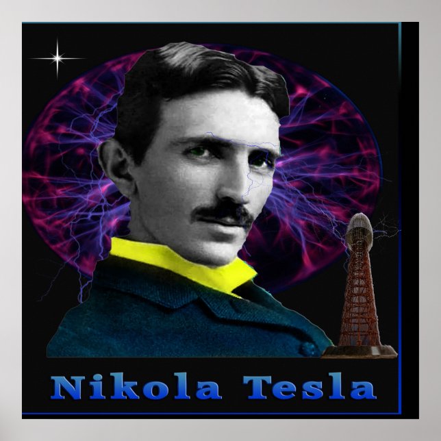 Nikola Tesla poster (Front)