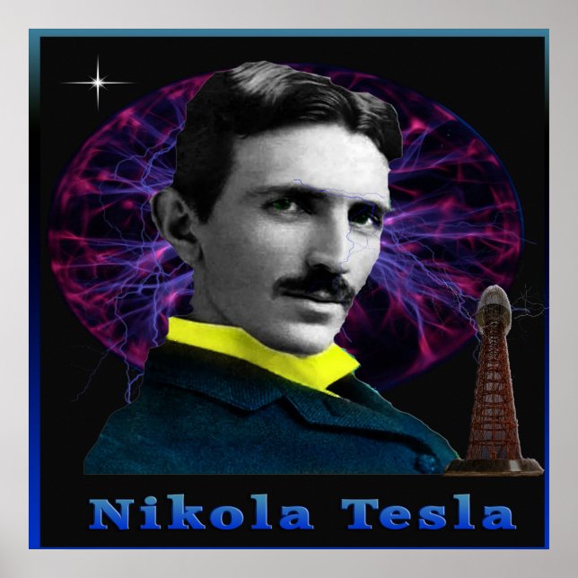 Nikola Tesla poster (Front)