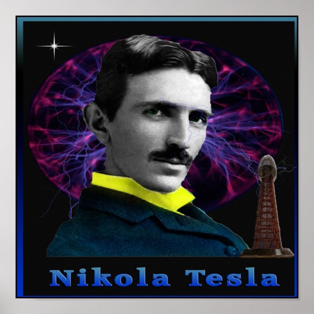 Nikola Tesla poster (Front)