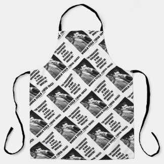 Nikola Tesla Progressive Development Of Man Quote Apron