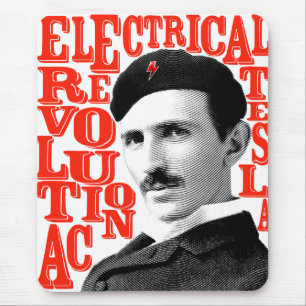 Nikola Tesla revolution Mouse Mat