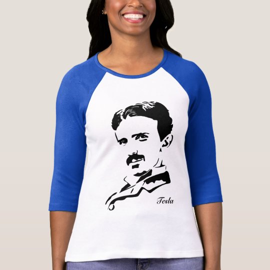 Nikola Tesla Rules! Black T-Shirt
