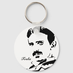Nikola Tesla Rules! Key Ring