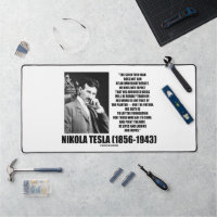 Nikola Tesla Scientific Man Does Not Aim Immediate