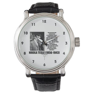 Nikola Tesla Scientific Man Does Not Aim Immediate Watch