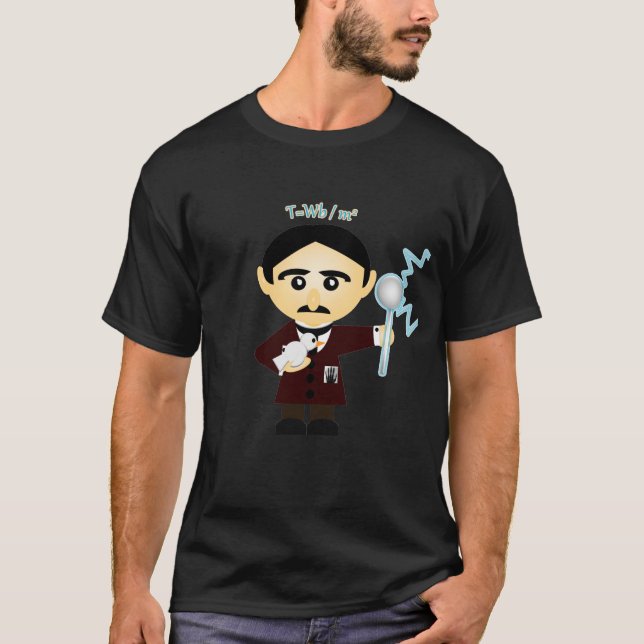 Nikola Tesla T-Shirt (Front)