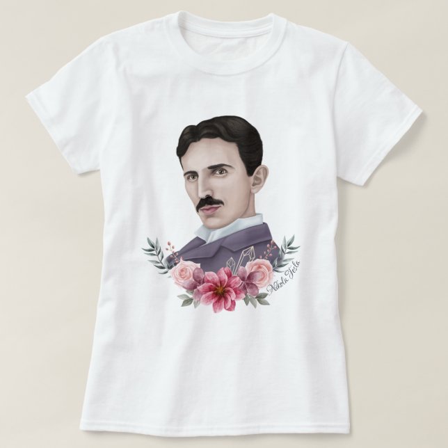 Nikola Tesla T-Shirt (Design Front)