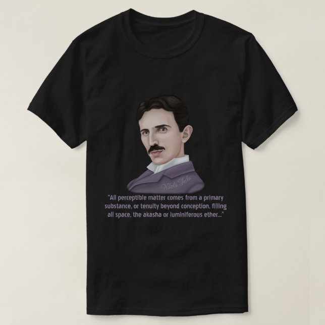 Nikola Tesla T-Shirt (Design Front)