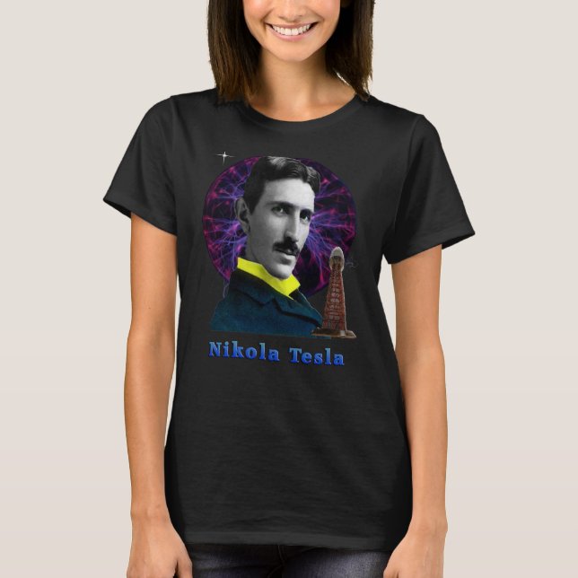 Nikola Tesla t-shirts (Front)