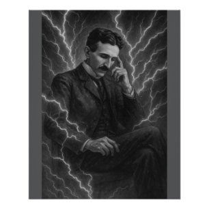 "Nikola Tesla – The Electric Mind” Poster
