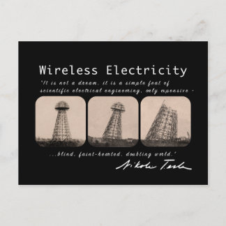 Nikola Tesla Tower Postcard