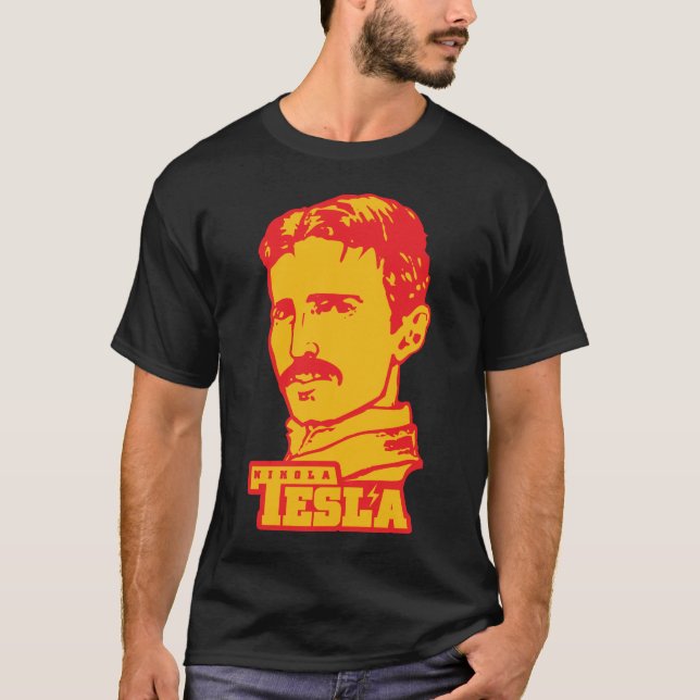 Nikola Tesla Vintage T-Shirt (Front)
