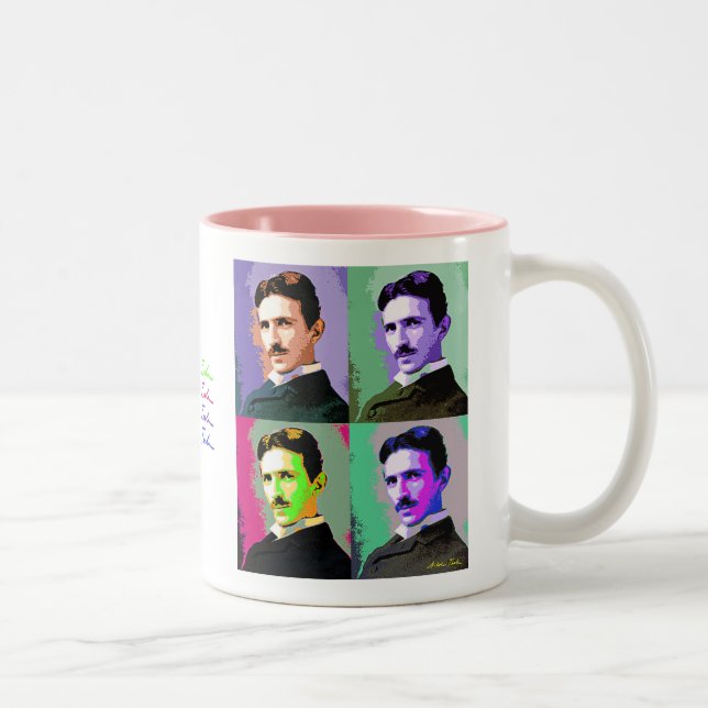 NikolaTesla Two-Tone Coffee Mug (Right)