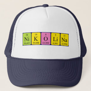 Nikolina periodic table name hat