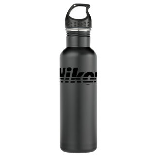 Nikon Black Logo Classic T Shirt 710 Ml Water Bottle