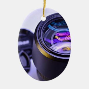 Nikon Photography Camera Ceramic Tree Decoration