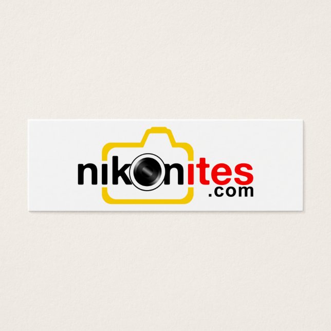 Nikonites.com Card small (Front)