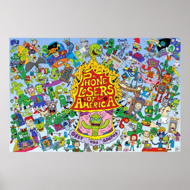 Nik's PLA Poster (blue background) (Front)