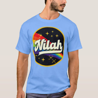 Nilah Rainbow In Space Vintage Style T-Shirt