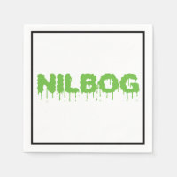 Nilbog Troll 2 Horror Movie Cocktail Napkins
