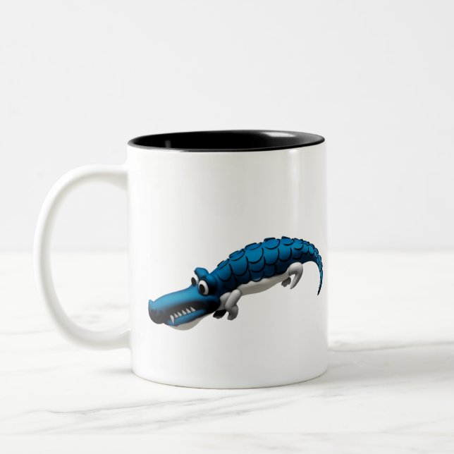 Nile Croc Two-Tone Coffee Mug (Left)