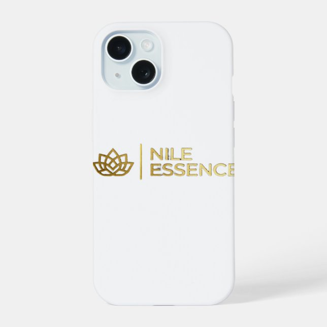 Nile Essence Gold Collection iPhone 15 Case (Back)