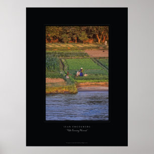 "Nile Evening Harvest" Poster