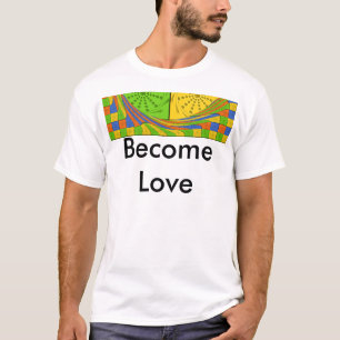 "Nile Horizon" Egyptian Pattern Square Art T-Shirt