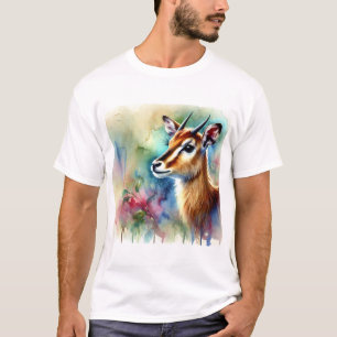 Nile Lechwe 310724AREF139 - Watercolor T-Shirt