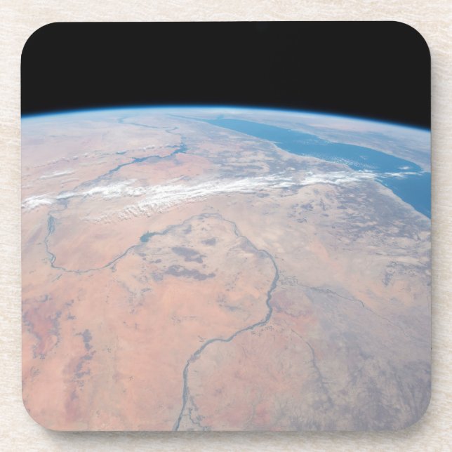 Nile River Winding Northward Next To The Red Sea Coaster (Front)