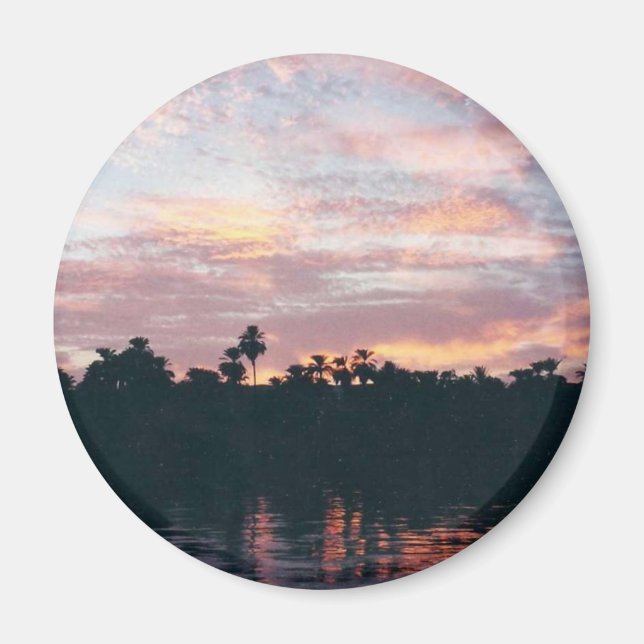 Nile sunset magnet (Front)