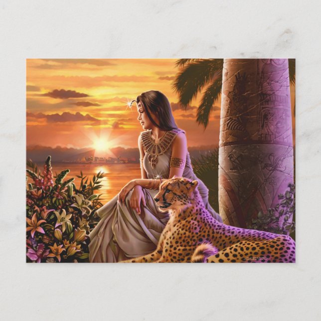 "Nile Sunset" Postcard (Front)