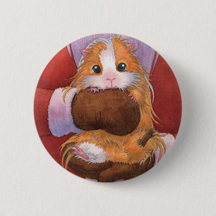 Nile the Gift  プレゼントはモルモット 6 Cm Round Badge
