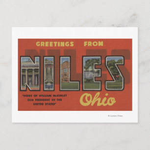 Niles, OhioLarge Letter ScenesNiles, OH Postcard