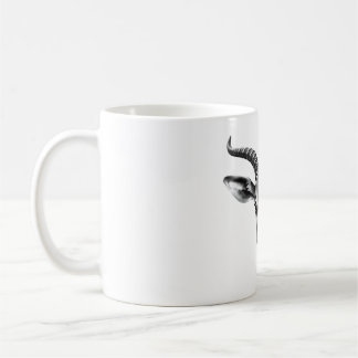 Nilgai Lover T-Shirt - Realistic Black & White Hea Coffee Mug