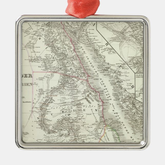 Nillander - The Nile, Africa Metal Tree Decoration (Front)