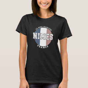 Nimes France, Vintage French flag Premium T-Shirt