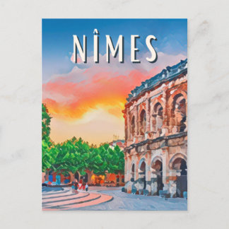 Nîmes Photo Vintage Postcard