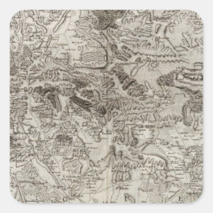 Nimes Square Sticker