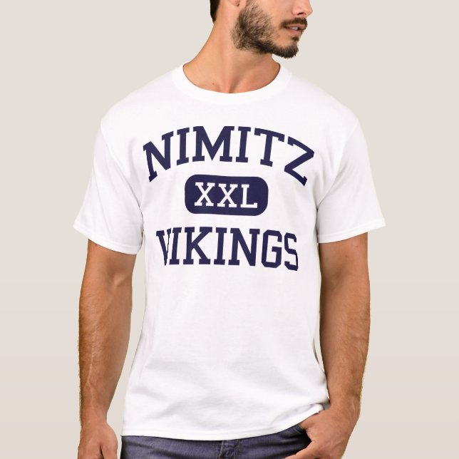 Nimitz - Vikings - High School - Irving Texas T-Shirt (Front)