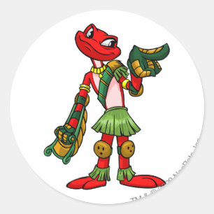 Nimmo Mystery Island Player Classic Round Sticker