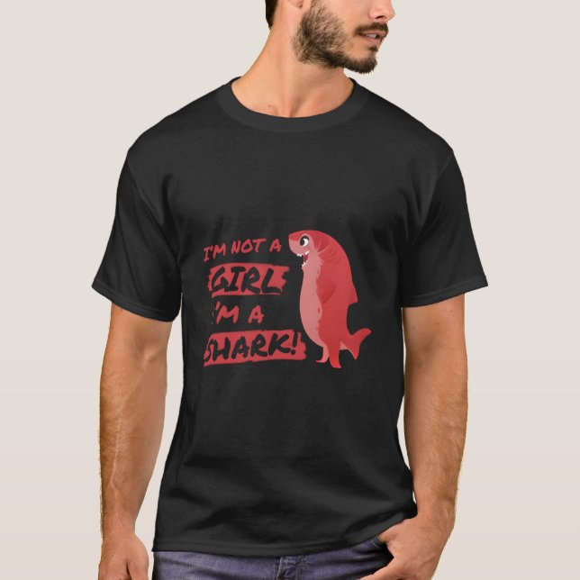 Nimona I'M Not A Girl I'M A Shark Shapeshifting He T-Shirt (Front)