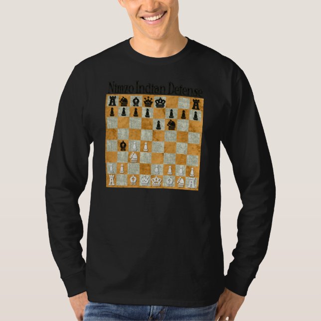 Nimzo-Indian Defence T-Shirt (Front)