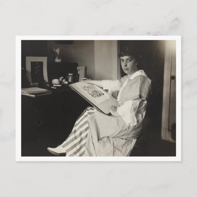 Nina Allender, Cartoonist, National Woman's Party Postcard (Front)