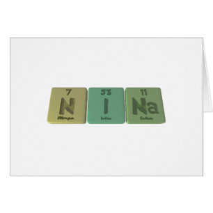Nina  as Nitrogen Iodine Sodium