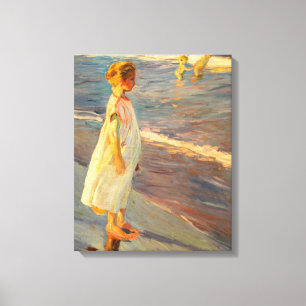 Niña by Joacquin Sorolla Canvas Print