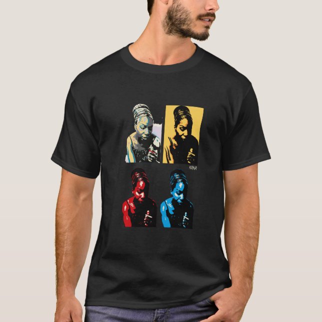 nina jazz blues fan art T-Shirt (Front)