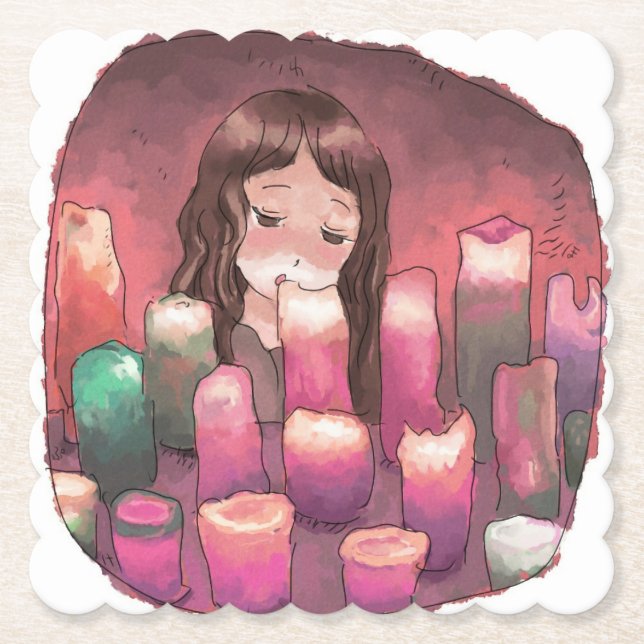 Nina Saku Paper Coaster (Front)