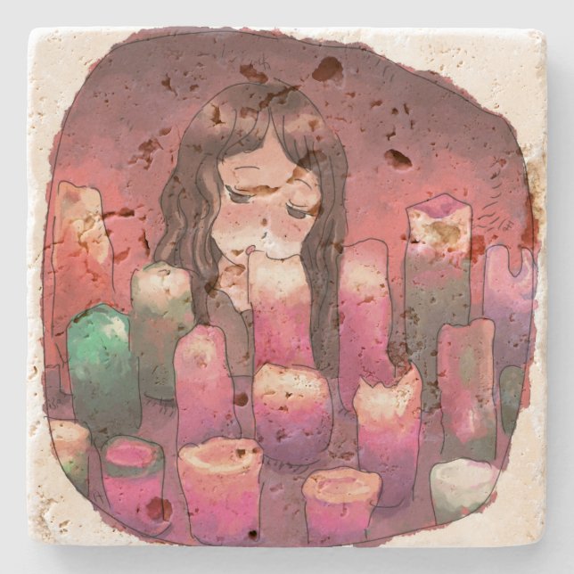 Nina Saku Stone Coaster (Front)